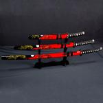 Red Dragon Samurai Sword Set