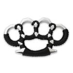 Silver Cord Wrapped Knuckles