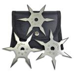 Silver Kohga Shuriken Set