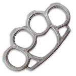 Silver Plastic Knuckle Duster