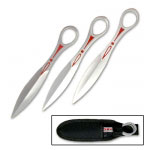 Silver Spear Throwing Knives