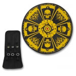 Skull Throwing Target with Knife Set