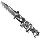 Snow Camo Gun Knife
