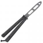 Stonewashed Training Butterfly Knife