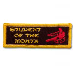 Karate Student of the Month Patch