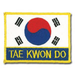 Taekwondo Flag Patch