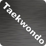 Taekwondo Text Car Decal