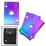 Titanium Finish Throwing Cards