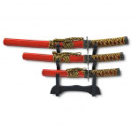 Traditional Brass Desk Sword Set