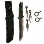 Ultimate Ninja Survival Knife - Survival Knife Kits - Steel Full Tang Knife