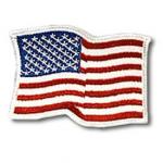 Waving American Flag Patch