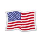 Waving American Flag Patch