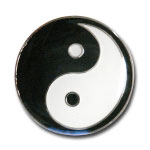 Yin Yang Lapel Pin