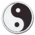 Yin Yang Gi Patches Uniform Suit Martial Arts Embroidered Badges 