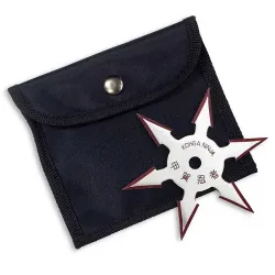 6-Point Red Edge Throwing Star