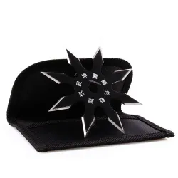 8-Point Black Ninja Star