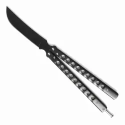Behemoth Black Butterfly Knife