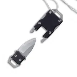 Black EDC Necklace Knife