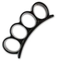 Black Plastic Knuckles