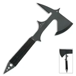 Black Ronin Throwing Tomahawk