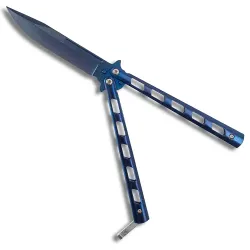 Blue Bandit Butterfly Knife