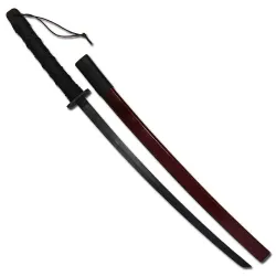 Burgundy Sukashi Samurai Sword