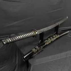 Carved Bamboo Samurai Sword