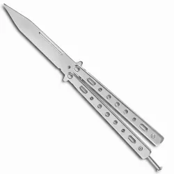 Chrome Butterfly Training Knife