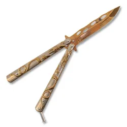 Copper Dragon Butterfly Knife