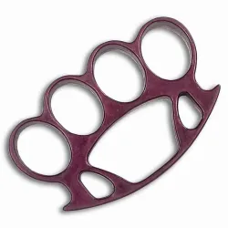 Crimson Plastic Knuckle Duster