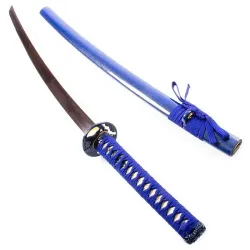 Damascus Blade Blue Katana