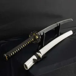 Damascus Steel White Katana