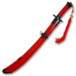 Deluxe Red Broadsword