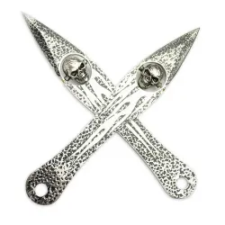 Flaming Skull Throwing Knives