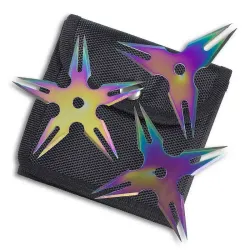 Forked-Blade Titanium Ninja Stars