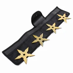 Gold Ninja Star Set