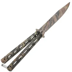 Hunters Camo Butterfly Knife