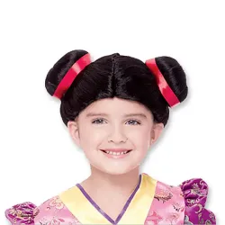 Kids Geisha Buns Wig