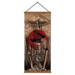 Lone Samurai Wall Scroll