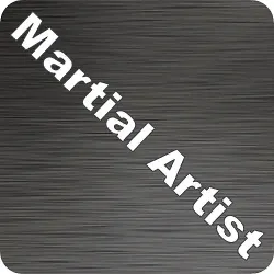 Martial Artist Text Car Decal