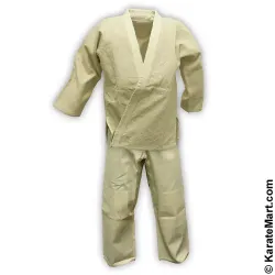 Natural Double Weave Judo Uniform