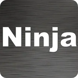 Ninja Text Vinyl Car Decal