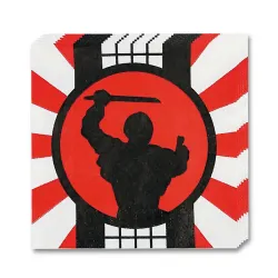 Ninja Warrior Beverage Napkins (16-Pack)