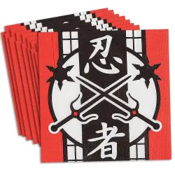 Ninja Warrior Napkins (16-Pack)