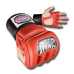 Pro Style Leather Grappling Gloves