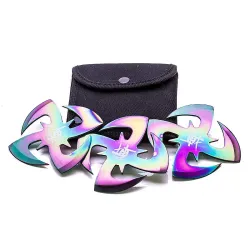 Rainbow Fujin Ninja Star Set