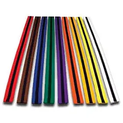 Rank Belt with Black Stripe