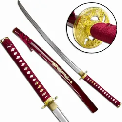 Red Dragon Samurai Sword