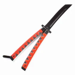Red Katana Handle Balisong