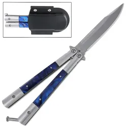 Sapphire Steel Butterfly Knife